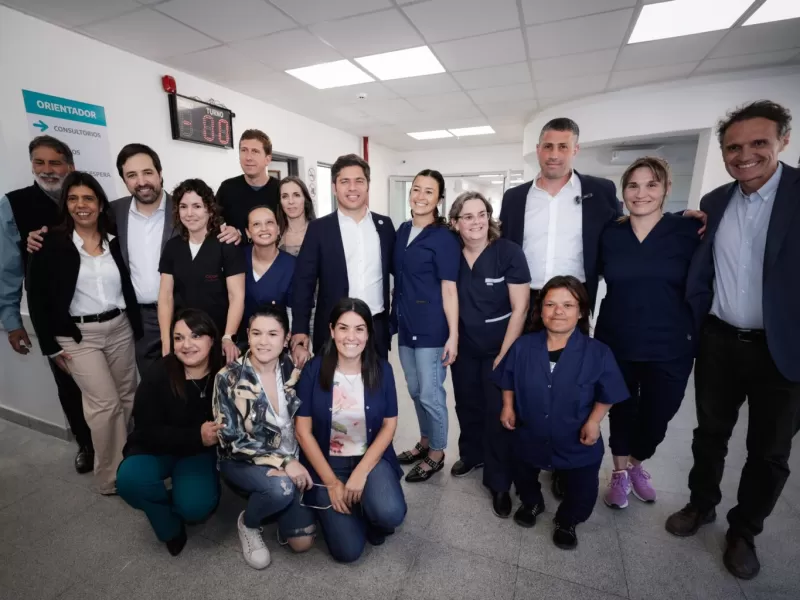 Kicillof inauguró un nuevo Centro de Atención Primaria de la Salud en Pila